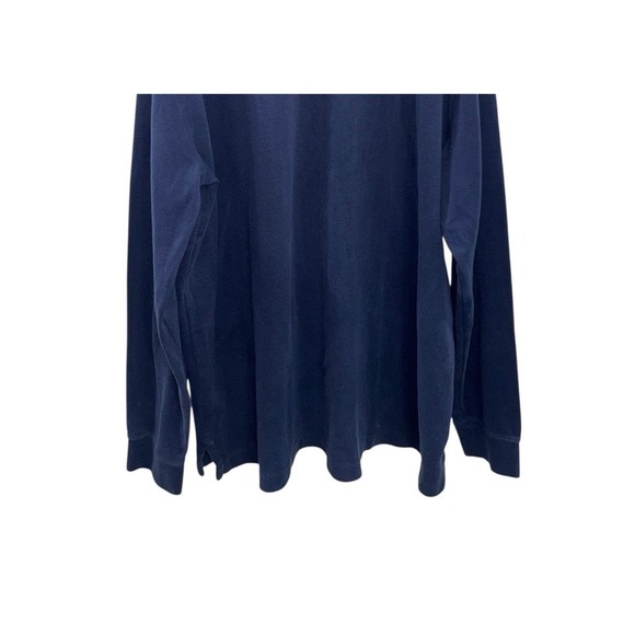 Polo Ralph Lauren Men's 3XLT Navy Blue Estate Rib Quarter Zip Pullover Sweater - Picture 8 of 10
